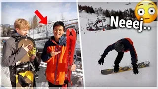 Ski VS Snowboard!