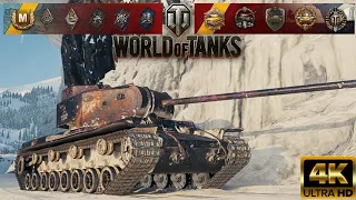 KV-4 - Glacier map - 12 kills - 6,8k damage World of Tanks replay 4K