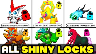 EVERY Shiny Locked Pokemon & Forms in Game Currently (Gen 1-9)