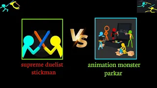 SUPREME DUELIST STICKMAN 🇷🇺 VS ANIMATION MONSTER PARKAR 🇻🇳 🇲🇳 #stickman #animation#gaming@alanbecker