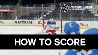 NHL 16 - HOW TO SCORE - Breakaways, Drag Wristers, Dekes, backhand/forehand tutorial