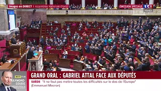 🔴 Suivez avec nous le discours de politique générale de Gabriel Attal