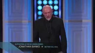 Jonathan Banks Wins Best Supporting Actor in a Drama Series = 2015 Critics' Choice TV Awards | A&E