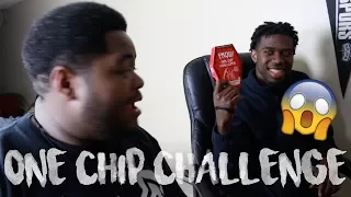 THE DEADLY ONE CHIP CHALLENGE!! (THIS CHIP MAKES A GROWN MAN CRY) 😂🔥