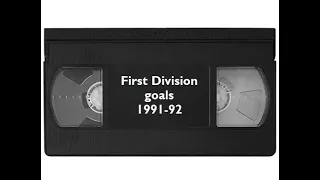 First Division goals 1991-92: VHS cassette