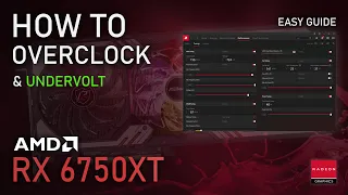 How to Overclock & Undervolt RX 6750XT | ADRENALIN 2023 Easy Tutorial