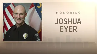 Funeral for fallen CMPD officer Joshua Eyer, killed in the line of duty