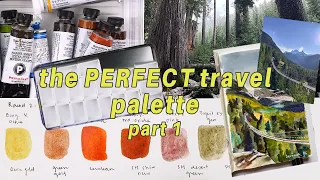 Creating a professional travel watercolor palette | part 1 - color selection