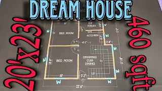 20x23 house plan | 20x23 house design | 2 bhk house plan | under 500 sqft @bbctech88