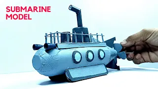 How to make Submarine Model | DIY Submarine | Underwater submarine model | Mini Submarine | DIY Ship