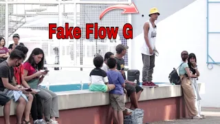 Fake Flow G Rap In Public | Rapstar - Flow G | Dabyong