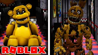 New Animatronics Golden Freddy and Springtrap in Roblox Archived Nights FNAF Roleplay