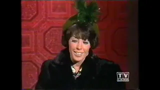 Lily Tomlin Monologue on Carol Burnett and Friends