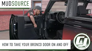 How To Remove & Reinstall  21+ Ford Bronco Doors!