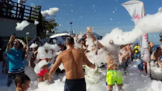 Foam party. Orange country resort hotel