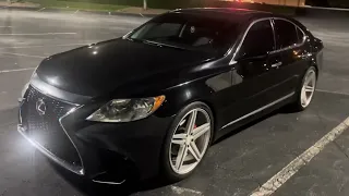 Lexus ls460 on 22s and bumper conversion