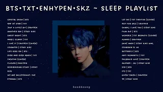 b t s • t x t • e n h y p e n • s t r a y  k i d s ~ sleep/soft/study playlist