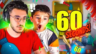 COMBIEN DE JOURS JE PEUX SURVIVRE AVEC MON PETIT FRÈRE DANS UN BUNKER ?! (60 secondes)