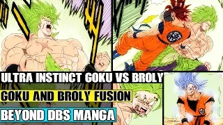 Beyond Dragon Ball Super: Ultra Instinct Goku Vs Broly! Goku Teaches Broly Fusion On Planet Vampa!