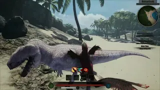 Path of Titans: Achillobator vs Giganotosaurus