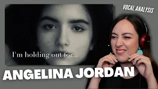 ANGELINA JORDAN I'm Still Holding Out For You | Vocal Coach Reacts (&Analysis) | Jennifer Glatzhofer