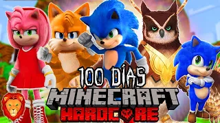 SOBREVIVÍ 100 días en SONIC LA PELICULA en Minecraft HARDCORE y esto es lo que sucedió...