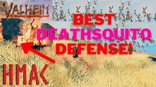 EASY Deathsquito Defense And Farming 🤯 Valheim