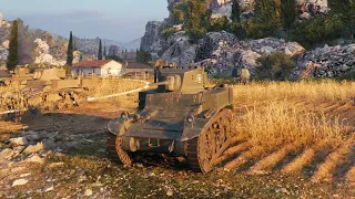 World of Tanks - M3 stuart USA - Gameplay