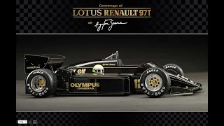 Scale model build the Senna Lotus Renault stages 33 to 36 by Altaya