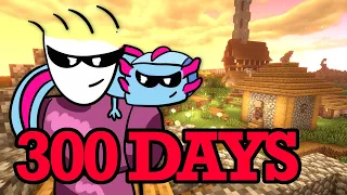 I Survived 300 DAYS in Minecraft Hardcore! - and here is what happened...