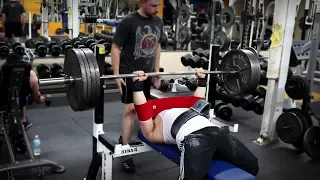 405lb Paused Bench Press with Slingshot