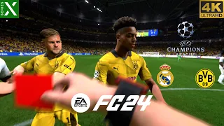 FIFA 24 - Real Madrid vs Borussia Dortmund | UEFA Champions League Final - Series X Gameplay [4K 60]