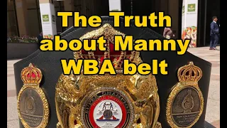 ***MANNY PACQUIAO WBA BELT IS BACK???