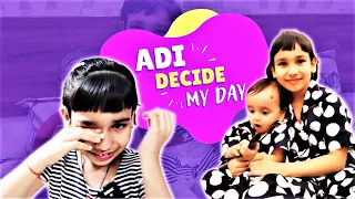 Adi decide My Day / Can Adi control my Day ?  #LearnWithPari