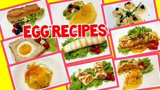 9 EGG RECIPE IDEAS  #eggrecipeideas