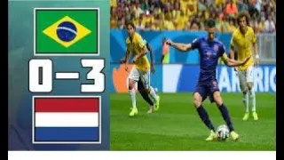 Brazil 0 - 3 Netherlands | World Cup 2014 | Match Excellent Highlight and goals