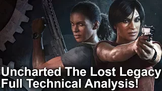 [4K] Uncharted: The Lost Legacy - The Complete PS4/PS4 Pro Analysis!