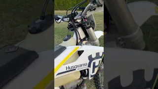 Enduro Dirt Bike Exhaust Sound Test - Husqvarna FE 350 #shorts