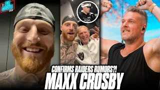 Maxx Crosby Confirms Raiders Rumored Meeting Did Happen, Talks Raiders New Vibes | Pat McAfee Show