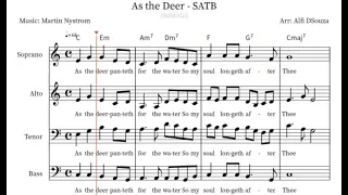 As the Deer - SATB
