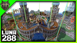 Minecraft Survival 288 | Crown Complete! & Moving Villagers! | LUNA SSP Phase 3