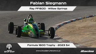 iRacing - 23S4 - Ray FF1600 - Formula 1600 Trophy - Willow Springs - FS