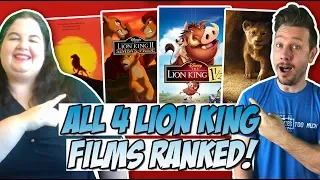 All 4 The Lion King Movies Ranked! (w/ Rachel Wagner)