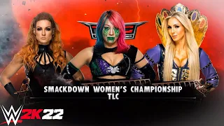Asuka vs Charlotte Flair vs Becky Lynch – SmackDown Women's Championship Match | WWE2K22