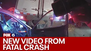 New video shows fatal officer crash | FOX6 News Milwaukee