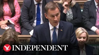 Watch in full: Jeremy Hunt gives first statement to Commons as chancellor