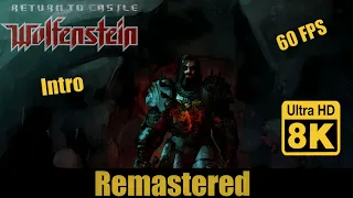 Return to Castle Wolfenstein Intro Movie 8k 60 FPS (Remastered with Neural Network AI)