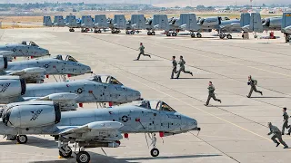 $1 Billion Worth of US A-10s, Take off Simultaneously at Full Throttle