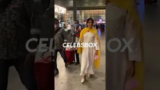 Tollywood Actress Shriya Sharan Spotted at airport