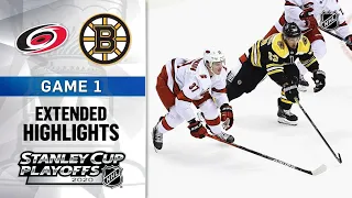 Carolina Hurricanes vs Boston Bruins R1, Gm1 Aug 12, 2020 HIGHLIGHTS HD